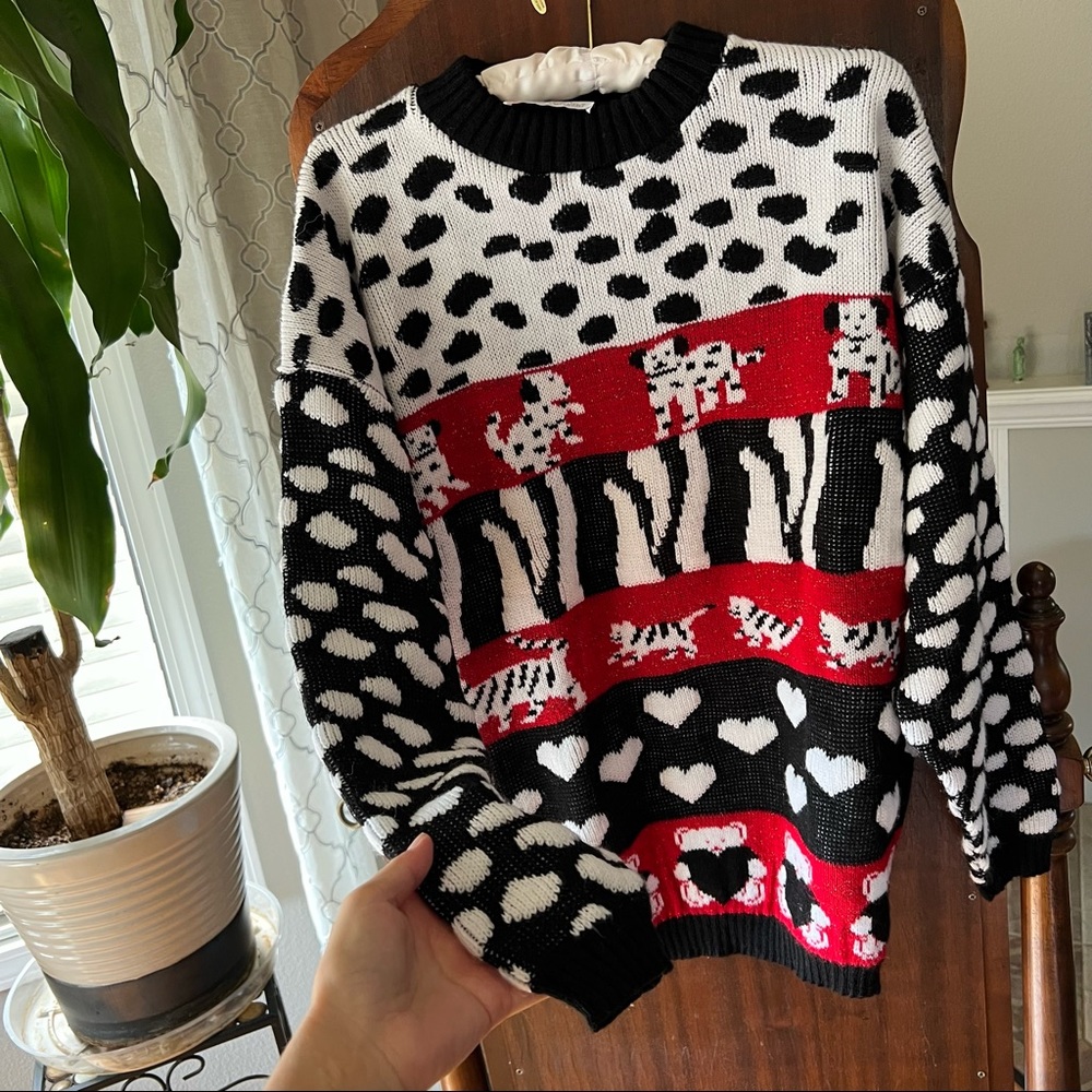 Vintage cat dog sweater #8 - Picture 7 of 16